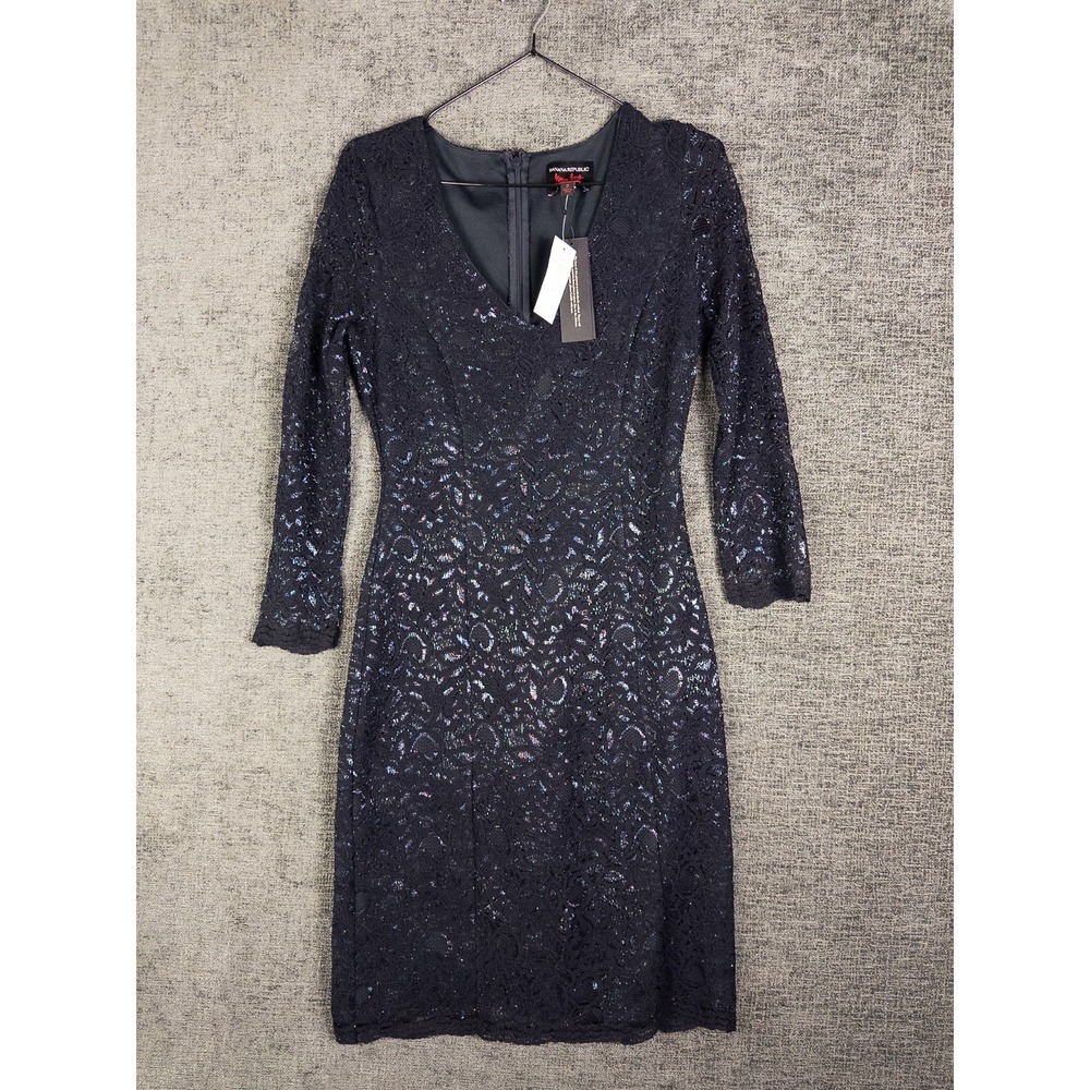 NWT L'Wren Scott x Banana Republic Dress Womens‎ 2 Lace Cocktail Party Midi
